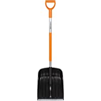 Los mejores  - Fiskars SnowXpert Pala- Para pequeñas cantidades de nieve- Ancho de pala: 35 cm- Pala de material sintético-Mango de…